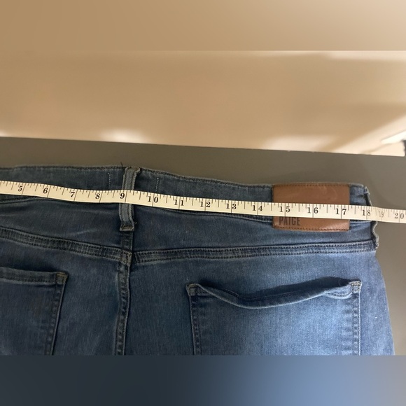 Paige Men’s Federal Tapered Jeans in Burnett Size 36 Light Wash Slim Straight - Picture 9 of 16